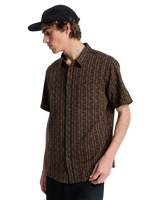 The Quiksilver Mens Horizons Shirt in Black Horizons