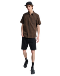 The Quiksilver Mens Horizons Shirt in Black Horizons