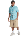 Apero Classic Shirt in Aqua Ocean Mayhem