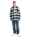 The Quiksilver Mens Glenbrook Shirt in Dark Denim