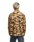 The Quiksilver Mens Castlehill Shirt in Rawhide Garage Camo