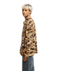 The Quiksilver Mens Castlehill Shirt in Rawhide Garage Camo