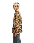 The Quiksilver Mens Castlehill Shirt in Rawhide Garage Camo