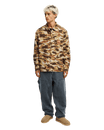 The Quiksilver Mens Castlehill Shirt in Rawhide Garage Camo