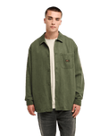 The Quiksilver Mens Castlehill Shirt in Grape Leaf