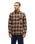 The Quiksilver Mens Motherfly Plaid Shirt in Grape Leaf