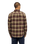 The Quiksilver Mens Motherfly Plaid Shirt in Grape Leaf
