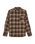 The Quiksilver Mens Motherfly Plaid Shirt in Grape Leaf