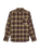 The Quiksilver Mens Motherfly Plaid Shirt in Grape Leaf