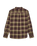 The Quiksilver Mens Motherfly Plaid Shirt in Grape Leaf