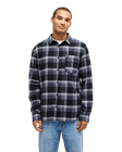 The Quiksilver Mens Motherfly Plaid Shirt in Black