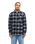 The Quiksilver Mens Motherfly Plaid Shirt in Black