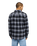 The Quiksilver Mens Motherfly Plaid Shirt in Black