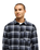 The Quiksilver Mens Motherfly Plaid Shirt in Black