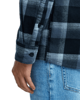 The Quiksilver Mens Motherfly Plaid Shirt in Black