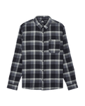 The Quiksilver Mens Motherfly Plaid Shirt in Black