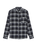 The Quiksilver Mens Motherfly Plaid Shirt in Black
