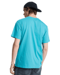 The Quiksilver Mens Basic T-Shirt in Aqua