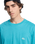 The Quiksilver Mens Basic T-Shirt in Aqua