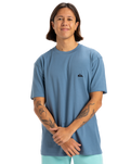 The Quiksilver Mens Basic T-Shirt in Coronet Blue
