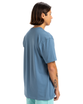 The Quiksilver Mens Basic T-Shirt in Coronet Blue