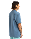 The Quiksilver Mens Basic T-Shirt in Coronet Blue