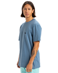 The Quiksilver Mens Basic T-Shirt in Coronet Blue