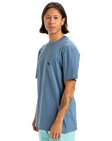 The Quiksilver Mens Basic T-Shirt in Coronet Blue