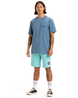 The Quiksilver Mens Basic T-Shirt in Coronet Blue