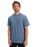 The Quiksilver Mens Basic T-Shirt in China Blue