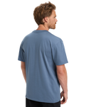 The Quiksilver Mens Basic T-Shirt in China Blue