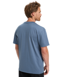 The Quiksilver Mens Basic T-Shirt in China Blue