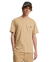 The Quiksilver Mens Basic T-Shirt in Khaki