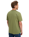 The Quiksilver Mens Basic T-Shirt in Loden Green