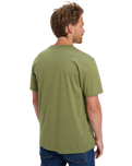 The Quiksilver Mens Basic T-Shirt in Loden Green
