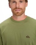 The Quiksilver Mens Basic T-Shirt in Loden Green