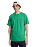 The Quiksilver Mens Basic T-Shirt in Leprechaun