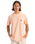 The Quiksilver Mens Basic T-Shirt in Peach Parfait
