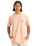 The Quiksilver Mens Basic T-Shirt in Peach Parfait