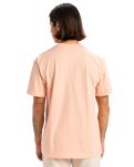 The Quiksilver Mens Basic T-Shirt in Peach Parfait