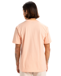 The Quiksilver Mens Basic T-Shirt in Peach Parfait