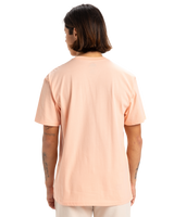 The Quiksilver Mens Basic T-Shirt in Peach Parfait