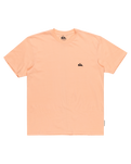 The Quiksilver Mens Basic T-Shirt in Peach Parfait