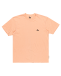 The Quiksilver Mens Basic T-Shirt in Peach Parfait