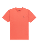 The Quiksilver Mens Basic T-Shirt in Mineral Red