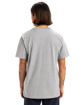 The Quiksilver Mens Basic T-Shirt in Light Grey Heather