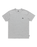 The Quiksilver Mens Basic T-Shirt in Light Grey Heather