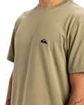 The Quiksilver Mens Basic T-Shirt in Aloe