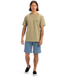 The Quiksilver Mens Basic T-Shirt in Aloe