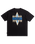 The Quiksilver Mens Geo Quik T-Shirt in Black